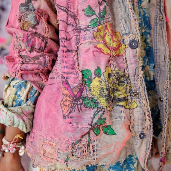 Magnolia Pearl Multicolor Patchwork Jacket - Picture 5 of 9